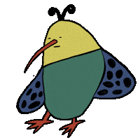 Bird Dancing Sticker