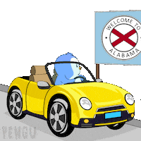 Travel Driving Sticker by Pudgy Penguins
