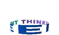 Think Different Sticker by Geeks Ecuador