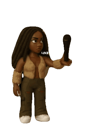 Singer Share Sticker by Kiara Jones