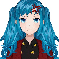 Sad Vtuber Sticker