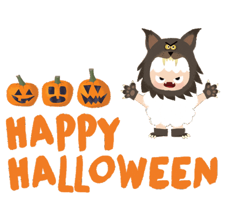 Trick Or Treat Halloween Sticker by PenguinKids