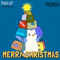 Merry Christmas GIF by Pudgy Penguins