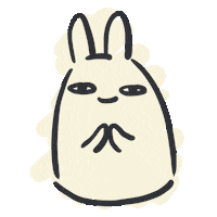 Loop 拍手 Sticker by bunny_is_moving