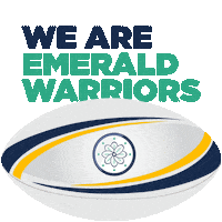 Rugby Saffron Sticker by Emerald Warriors RFC