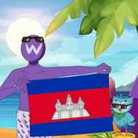 Cambodia Flag GIF