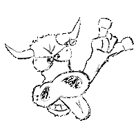 troglauer cow kuh troglauer heavyvolxmusic Sticker