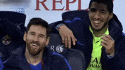 Suarez Messi Laugh GIF