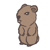 Groundhog Day Blink Sticker