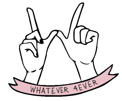 nanaths giphyupload whatever hands clueless Sticker