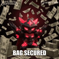 Bag Secured Cash Money GIF by Super Studios (Community)