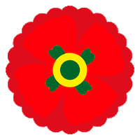 ambarperla love red nature flower Sticker
