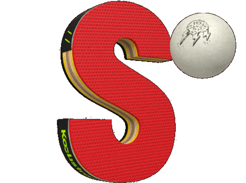 Ping Pong 3D Sticker by Kochstrasse™