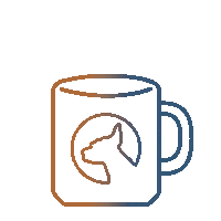 Hot Cocoa Dog Sticker by WeAreDOBI