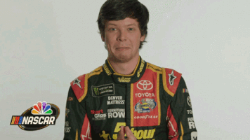 erik jones surprise GIF by NASCAR on NBC