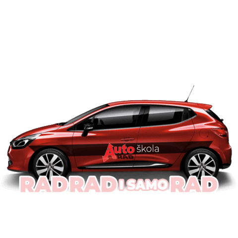 AutoRad driving school driving lessons auto skola auto rad Sticker