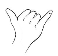 margotlecointre surf shaka main apercu Sticker