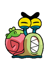 Monster Snail Sticker by StudioPizza