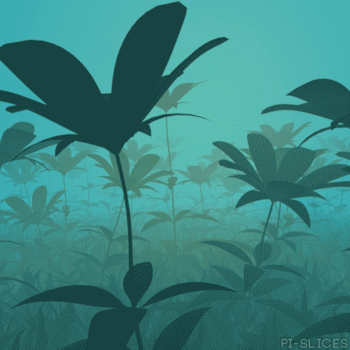 pislices loop 3d trippy flower GIF