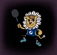 machvisionsports lion badminton 羽球 獅子 GIF