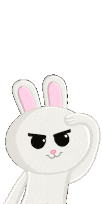 Look Bunny Sticker