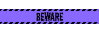 Halloween Beware Sticker