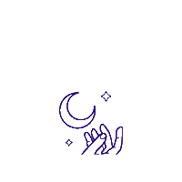 mooncatofficial stars mooncat Sticker
