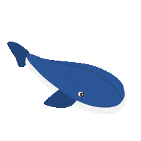 Whale Sticker by ZippyPaws