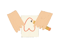 In Love Art Sticker