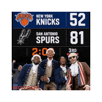 San Antonio Spurs Knicks Sticker by Bovada
