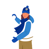 Snow Snowball Sticker by Edelweiss Beer