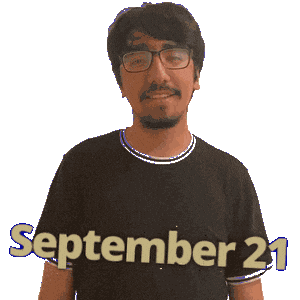 September 21 Sticker