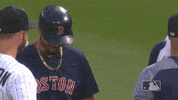 Laughs Betts GIF by MLB