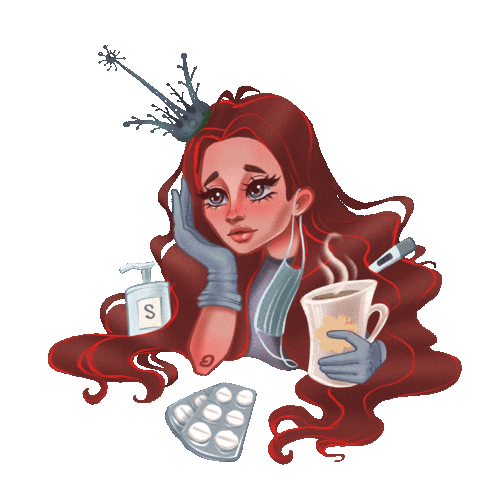 ambientav giphyupload tea covid covid19 Sticker