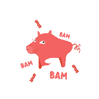 baby pig Sticker by Prahara Senja