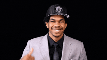brooklyn nets thumbs up GIF by NBA