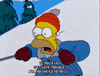 Scared Episode 17 GIF by The Simpsons