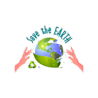 fbrandsg logo save the earth fbrand save the earth logo Sticker