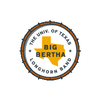 Ut Austin Drum Sticker by The University of Texas at Austin