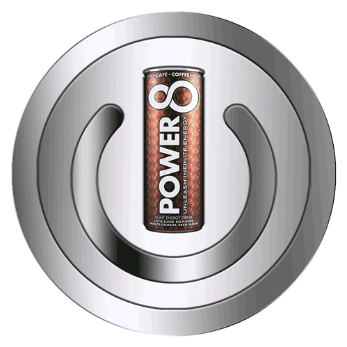 Power8 energy snap Energy drink chenoa Sticker