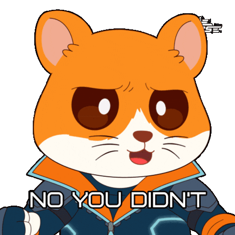 No Way What Sticker by Hamieverse