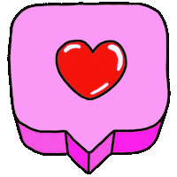 Heart Beat Love Sticker by BOMBONATOR_WOLPH