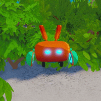 littleislandadventure scared shock robot scream GIF