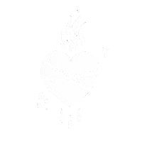 Ishtarmania heart tears burning coeur Sticker