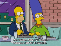 homer simpson eating GIF