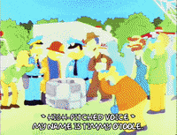 Gathering Season 3 GIF by The Simpsons