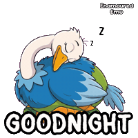 Good Night Sleeping Sticker by VeeFriends