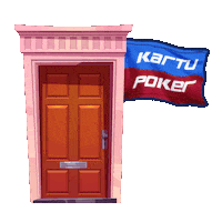 Knock Knock Hello Sticker by Kartupoker Official