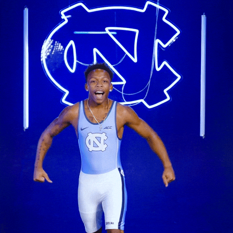 University Of North Carolina Wrestling GIF by UNC Tar Heels