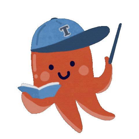 meshi_design_tips 注目 タコ 先生 めしデザ Sticker